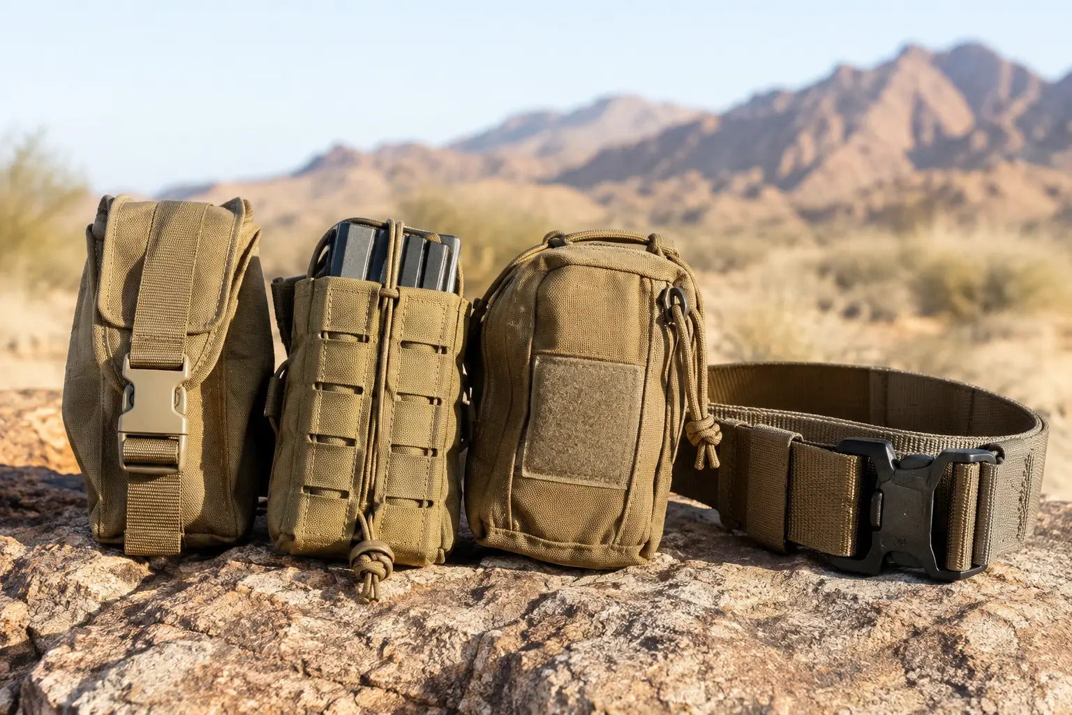 Best Tactical Belt Pouches for Desert Use
